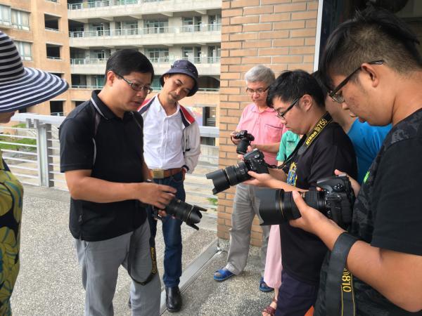 詹清全老師介紹單眼數位攝影機的操作