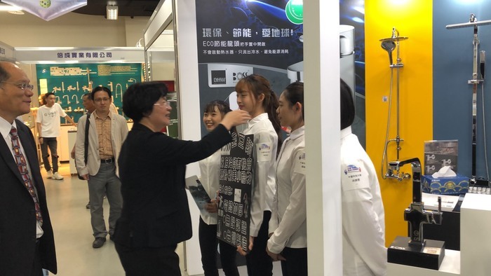 彰化縣縣長王惠美親臨為學生加油打氣